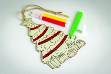 Logo trade promotional merchandise photo of: Christmas tree ornament